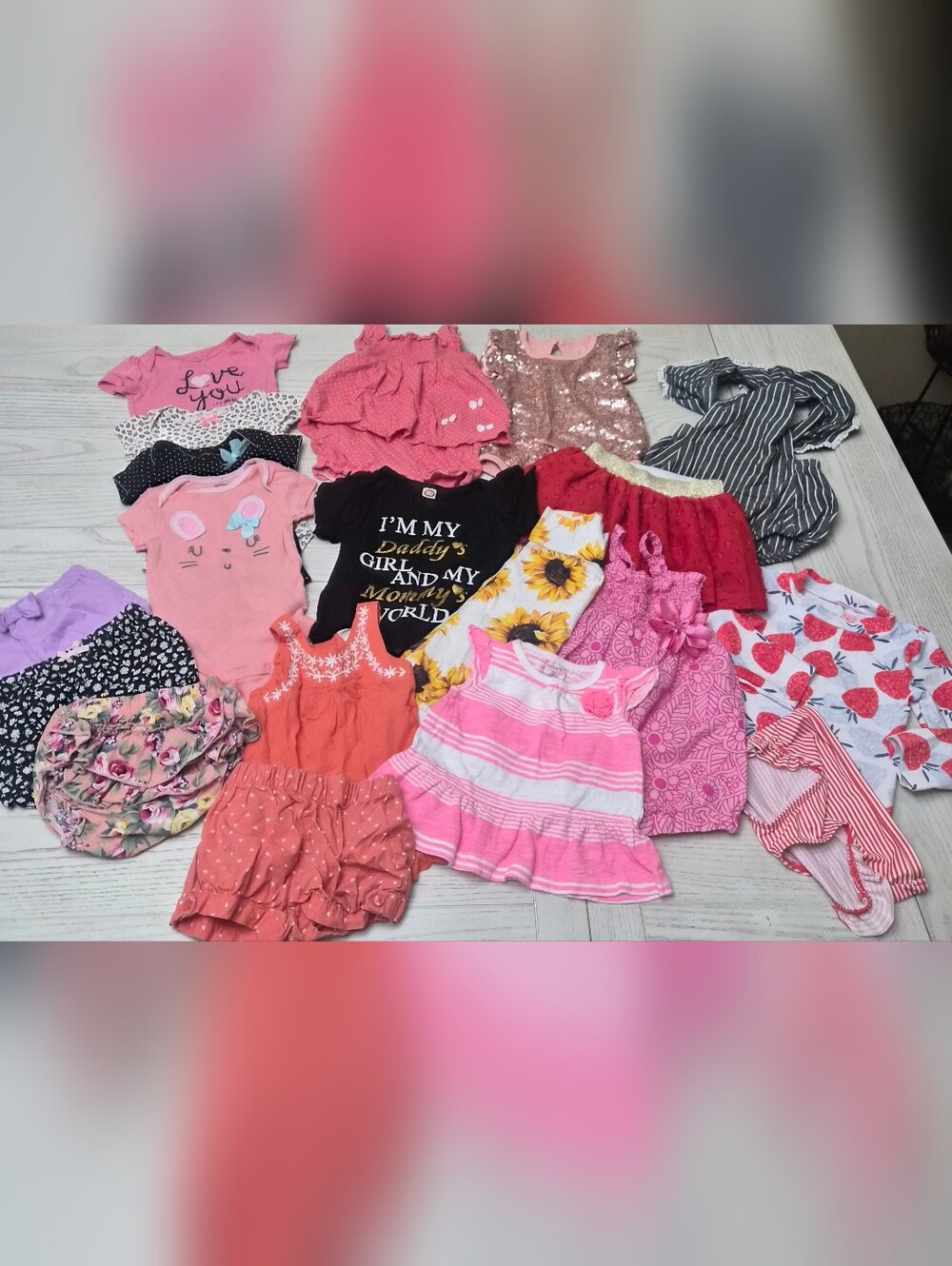 3m, 6m & 9m Summer Baby Girl Clothes Lot